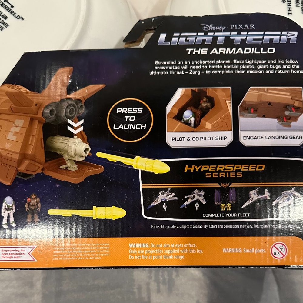 Disney Pixar Hyperspeed Lightyear Armadillo - Picture 2 of 2